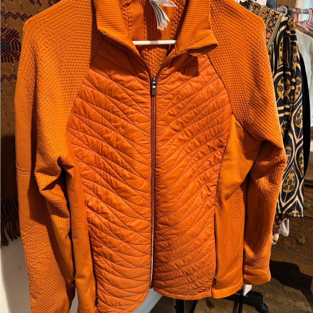 Athleta Vibrant Orange Utility Jacket